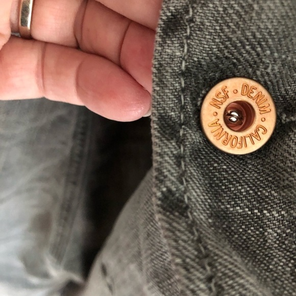 Free People NSF Women's Gray Jumpsuit Alana Tie Waist Medium - Picture 10 of 11